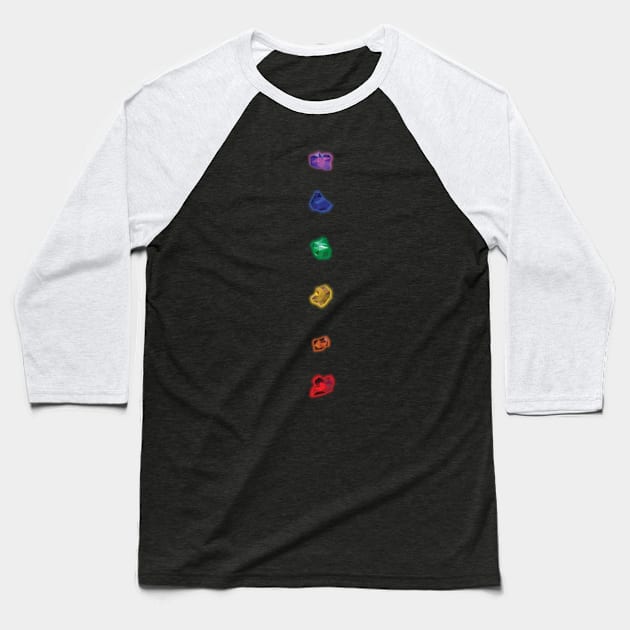 The infinity stones Baseball T-Shirt by rahalarts